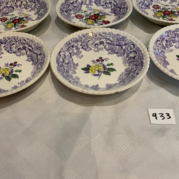 Vintage Spode fruit/dessert (sauce) bowl set - Picture 4 of 8